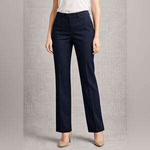 Brooks Brothers Lucia Fit Women’s Navy Wool Pants Size 10 Wardrobe Staple Classy